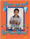 Hand Washing Poster For Children: Clean up Well