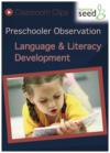 Preschooler Observation: Language and Literacy, DVD