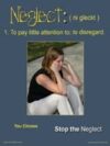 Sexual Harassment: Stop the Neglect in Spanish, Poster