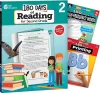 180 Days Reading, High-Frequency Words, & Printing Grade 2: 3-Book Set